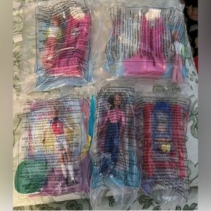 Unopened Vintage 1999 Barbie McDonald’s Toys set of 5